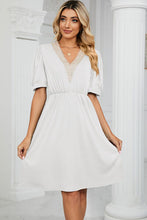 Load image into Gallery viewer, V-Neck Puff Sleeve Dress
