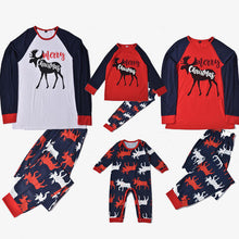 Load image into Gallery viewer, Men MERRY CHRISTMAS Graphic Top and Reindeer Pants Set
