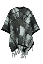 Load image into Gallery viewer, Cloak Sleeve Fringe Detail Poncho
