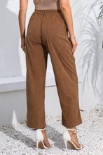 Load image into Gallery viewer, Buttoned  Straight Hem Long Pants
