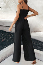 Load image into Gallery viewer, Spaghetti Strap Smocked Jumpsuit with Pockets
