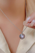 Load image into Gallery viewer, Moonstone LOVE Heart Pendant 925 Sterling Silver Necklace
