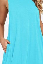 Load image into Gallery viewer, Full Size Round Neck Sleeveless Dress with Pockets
