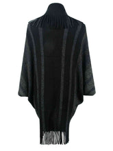 Load image into Gallery viewer, Fringe Detail Open Front Poncho
