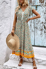 Load image into Gallery viewer, Bohemian V-Neck Flutter Sleeve Dress
