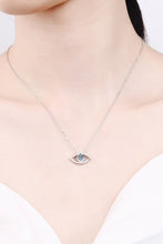 Load image into Gallery viewer, Moissanite Evil Eye Pendant 925 Sterling Silver Necklace
