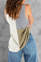 Load image into Gallery viewer, Color Block V-Neck Knit Vest
