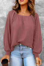 Load image into Gallery viewer, Square Neck Waffle-Knit Top
