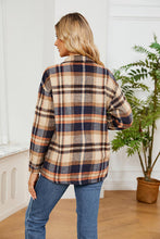 Load image into Gallery viewer, Collared Plaid Shacket
