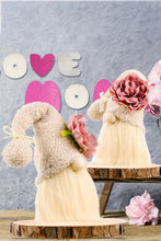 Load image into Gallery viewer, Mother&#39;s Day Flower Decor Pom-Pom Trim Faceless Gnome

