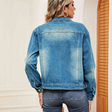 Load image into Gallery viewer, Washed Denim Jacket
