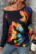 Load image into Gallery viewer, Tie-Dye Boat Neck Sweatshirt
