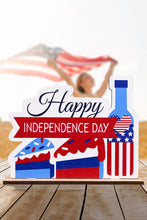 Load image into Gallery viewer, Independence Day Plywood Decor Ornament

