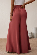 Load image into Gallery viewer, Smocked Paperbag Waist Wide Leg Pants
