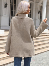 Load image into Gallery viewer, Tie Waist Dropped Shoulder Cardigan
