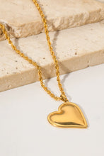 Load image into Gallery viewer, Heart Pendant Copper Necklace
