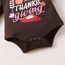 Load image into Gallery viewer, MY 1ST THANKS GIVING Graphic Bodysuit and Pants Set
