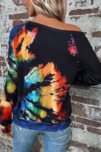 Load image into Gallery viewer, Tie-Dye Boat Neck Sweatshirt
