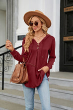 Load image into Gallery viewer, Long Sleeve Hooded Blouse
