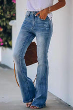 Load image into Gallery viewer, Buttoned Long Jeans
