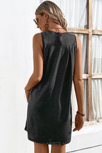 Load image into Gallery viewer, Round Neck Sleeveless Mini Dress
