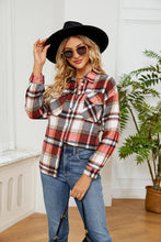 Load image into Gallery viewer, Collared Plaid Shacket
