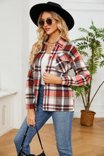 Load image into Gallery viewer, Collared Plaid Shacket
