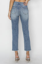 Load image into Gallery viewer, RISEN Full Size High Waist Distressed Cropped Jeans
