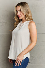 Load image into Gallery viewer, Ninexis First Glance Sleeveless Neckline Slit Top
