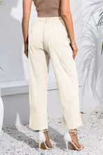 Load image into Gallery viewer, Buttoned  Straight Hem Long Pants
