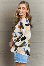 Load image into Gallery viewer, Hailey &amp; Co Wishful Thinking Multi Colored Printed Blouse
