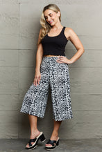 Load image into Gallery viewer, Ninexis Leopard High Waist Flowy Wide Leg Pants with Pockets
