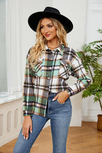 Load image into Gallery viewer, Collared Plaid Shacket
