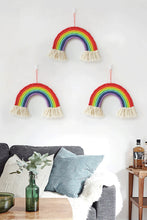 Load image into Gallery viewer, Rainbow Fringe Trim Wall Hanging Decor
