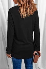 Load image into Gallery viewer, Graphic V-Neck Long Sleeve Top
