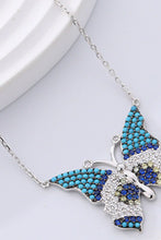 Load image into Gallery viewer, Butterfly Pendant Zircon Necklace
