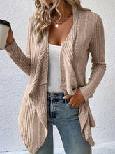 Load image into Gallery viewer, Open Front Long Sleeve Cardigan
