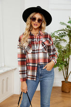 Load image into Gallery viewer, Collared Plaid Shacket
