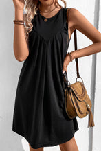 Load image into Gallery viewer, Round Neck Sleeveless Mini Dress
