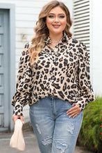 Load image into Gallery viewer, Plus Size Printed Long Sleeve Shirt
