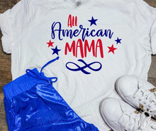 Load image into Gallery viewer, All American Mama Graphic T (S - 3XL)
