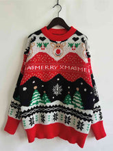 Load image into Gallery viewer, Christmas Element Long Sleeve Sweater
