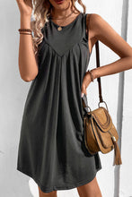 Load image into Gallery viewer, Round Neck Sleeveless Mini Dress
