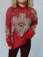 Load image into Gallery viewer, Christmas Element Round Neck Sweater
