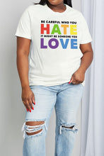 Load image into Gallery viewer, Simply Love Full Size Slogan Graphic Cotton Tee
