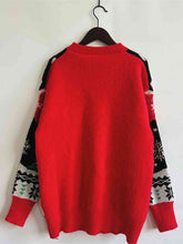 Load image into Gallery viewer, Christmas Element Long Sleeve Sweater
