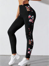 Load image into Gallery viewer, Floral Print Wide Waistband Pants
