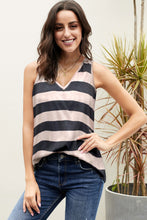 Load image into Gallery viewer, Striped V-Neck Tank
