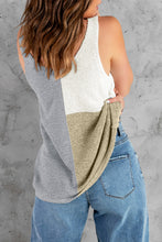 Load image into Gallery viewer, Color Block V-Neck Knit Vest
