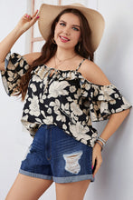 Load image into Gallery viewer, Plus Size Floral Spaghetti Strap Blouse
